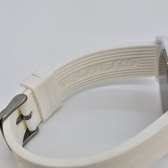 Sketchers Unisex Watch 40MM White Dial White Plastic Bands New Battery - Picture 12 of 15